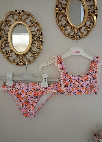 6 Yaş Beden çeşitli Renk Penti bikini 