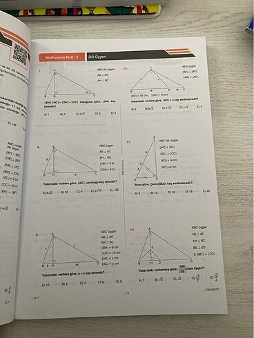  EYG Yayınları Ayt Geometri Soru Bankası
