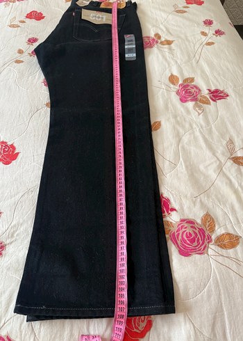 38 Beden Levis 501 Erkek Siyah Rahat Kesim Jean