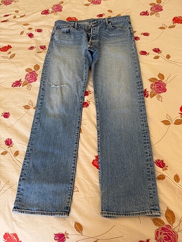 36 Beden mavi Renk Levis 501 Orjinal