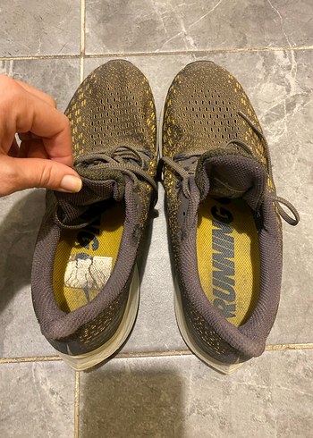 Yılan Desenli Kahverengi Bağcıklı Spor Ayakkabı - Görsel 7