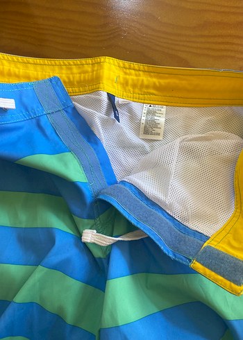 Renkli Çizgili Erkek Midi Mayo - Görsel 4