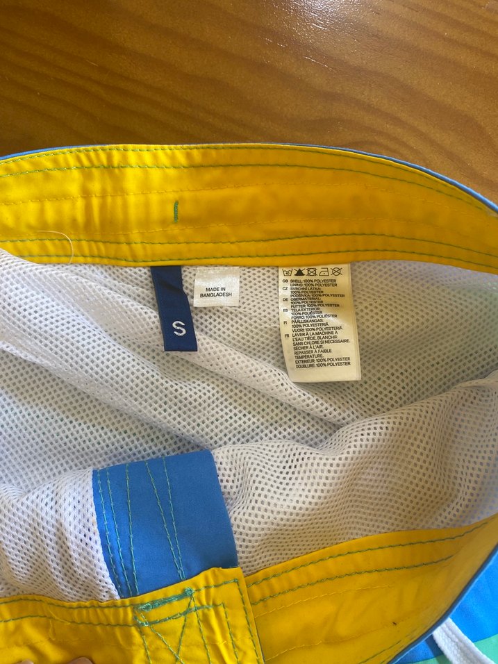 Renkli Çizgili Erkek Midi Mayo - Görsel 5