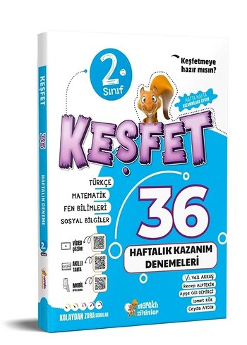 2. Sınıf Keşfet 36 Haftalık Kazanım Denemeleri