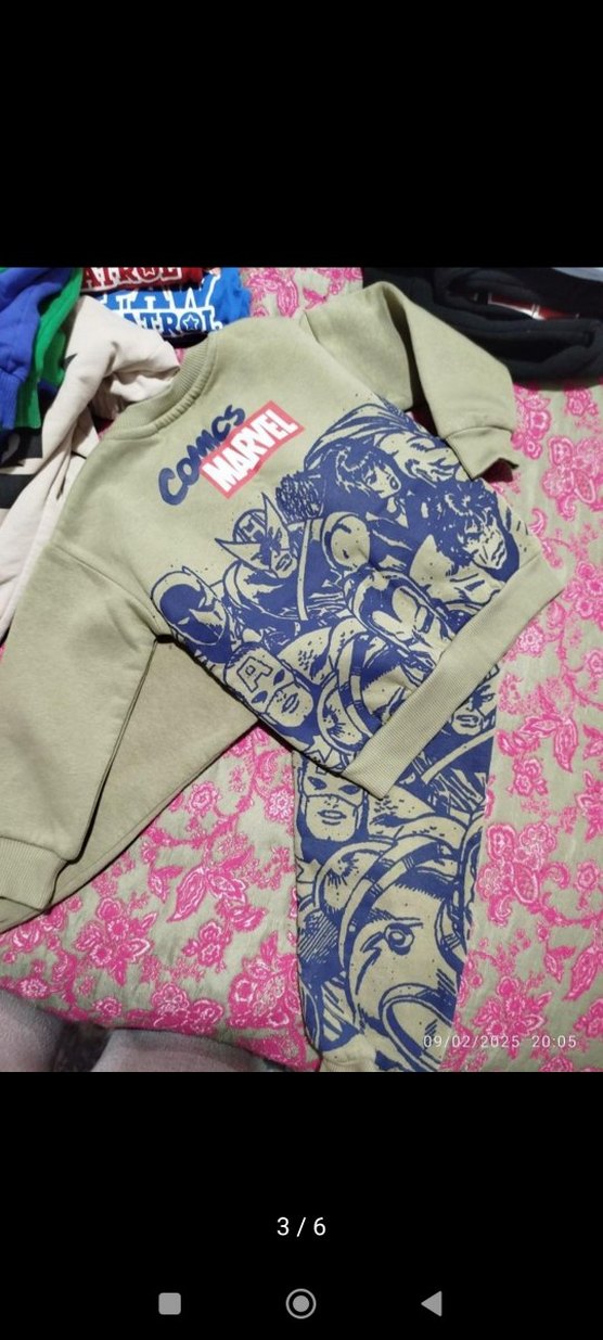 Marvel Baskılı Erkek Çocuk Kapüşonlu Eşofman Takımı - Görsel 3