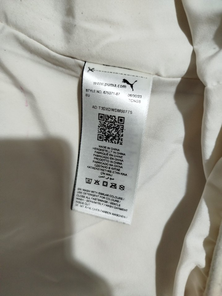 puma sokak Stili Beyaz Peluş Kadın Ceket - Görsel 3