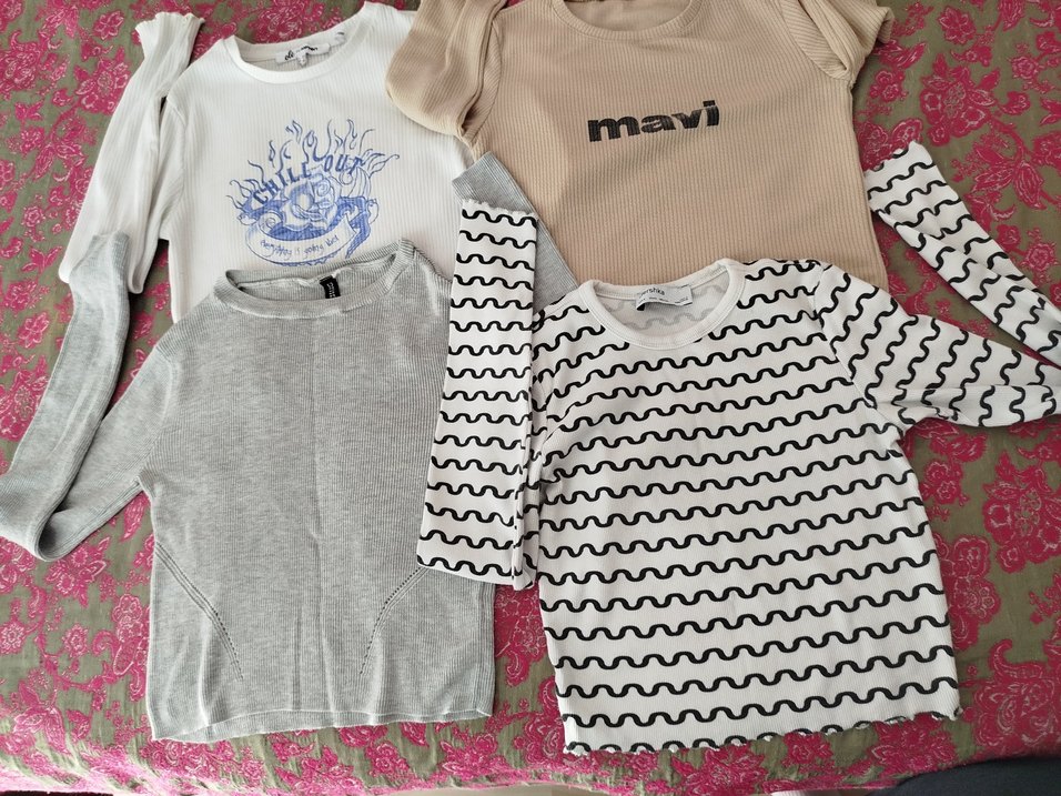 Uzun Kollu croplar 4 tane - Görsel 2