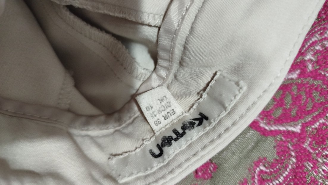 Kadın Beyaz Kumaş Pantolon - Görsel 3