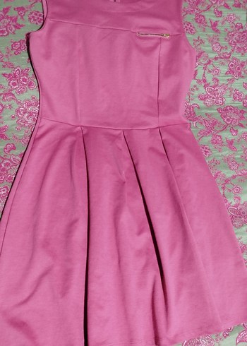 Kolsuz Pembe Elbise - Görsel 7