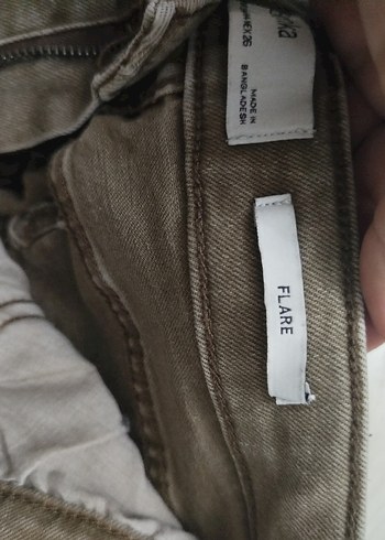 Bej  Kadın Kot Pantolon - Görsel 5