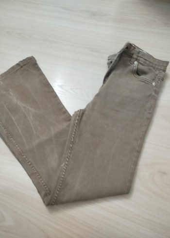 Bej  Kadın Kot Pantolon - Görsel 6