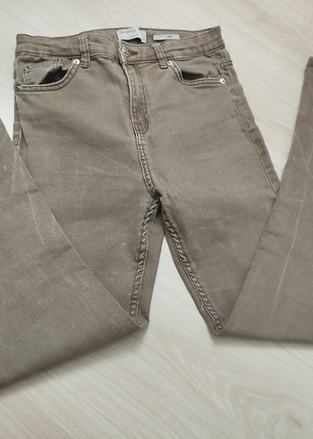 Bershka Bej Kadın Kot Pantolon