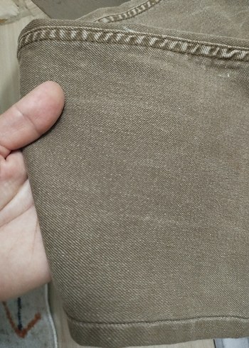 Bej  Kadın Kot Pantolon - Görsel 8