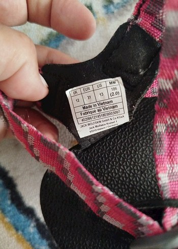 Pembe Renkli Bağlama Desenli çocuk Sandalet - Görsel 7