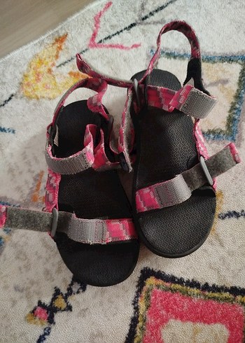 Pembe Renkli Bağlama Desenli çocuk Sandalet - Görsel 8