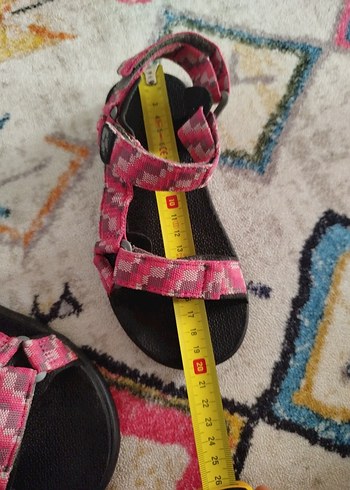 Pembe Renkli Bağlama Desenli çocuk Sandalet - Görsel 5