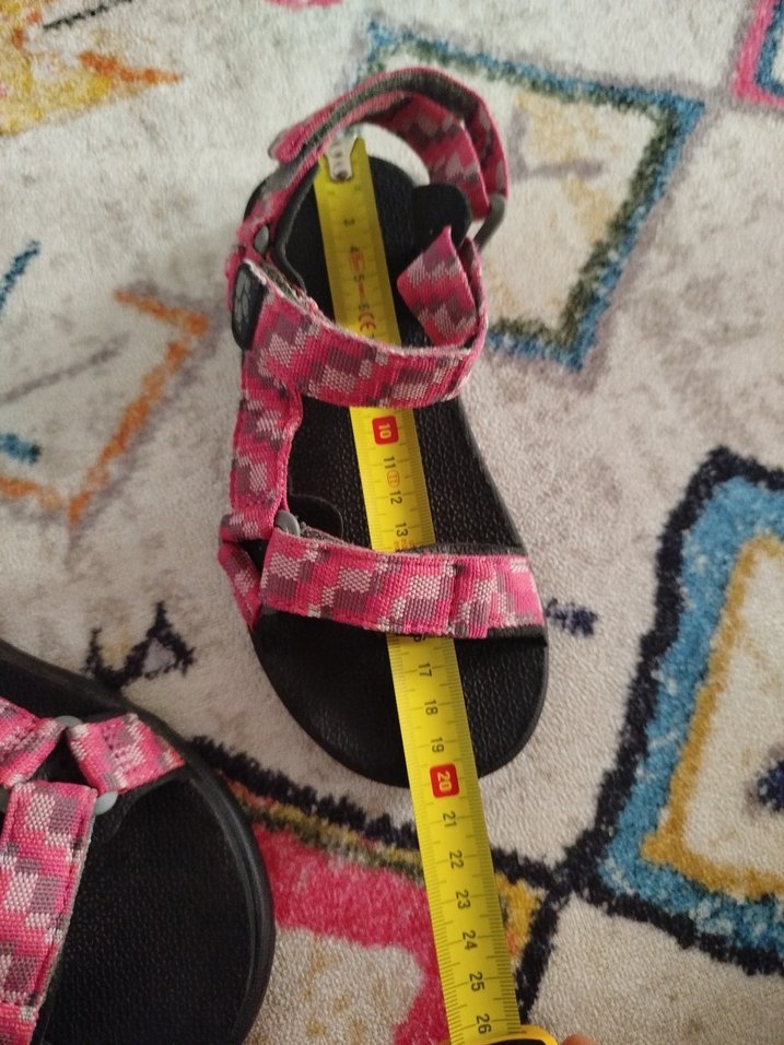 Pembe Renkli Bağlama Desenli çocuk Sandalet - Görsel 5