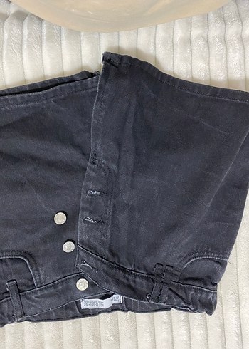 Beyaz Keten Midi Kadın Tulum jean - Görsel 5