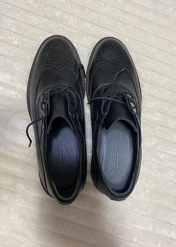 Erkek Siyah Modern Klasik Bağcıklı Ayakkabı - Görsel 3