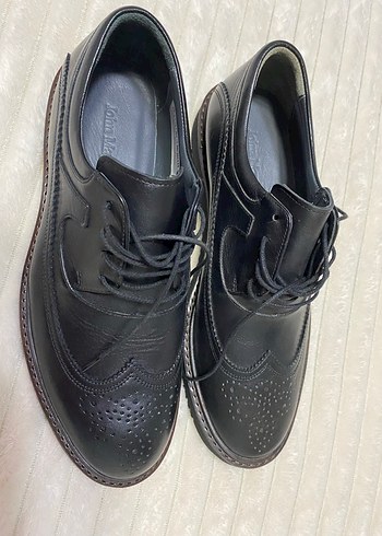 Erkek Siyah Modern Klasik Bağcıklı Ayakkabı - Görsel 2