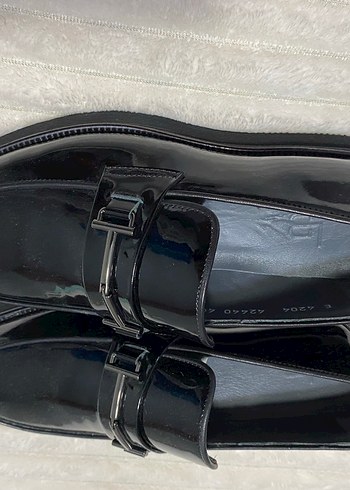 Siyah Parlak Tokalı Klasik Erkek Ayakkabı - Görsel 2