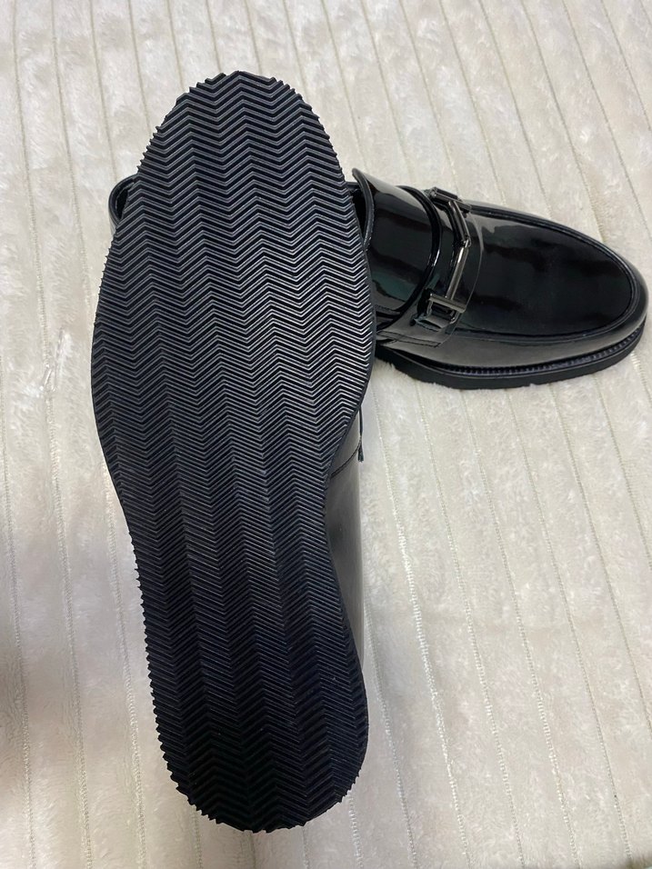 Siyah Parlak Tokalı Klasik Erkek Ayakkabı - Görsel 3