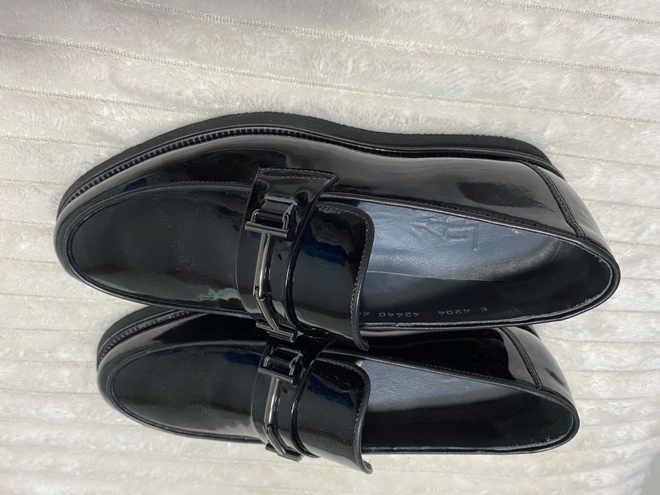 Siyah Parlak Tokalı Klasik Erkek Ayakkabı - Görsel 2