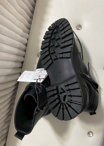 Siyah Bağcıklı Stiletto Topuklu Erkek bot - Görsel 4