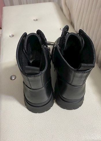 Siyah Bağcıklı Stiletto Topuklu Erkek bot - Görsel 3