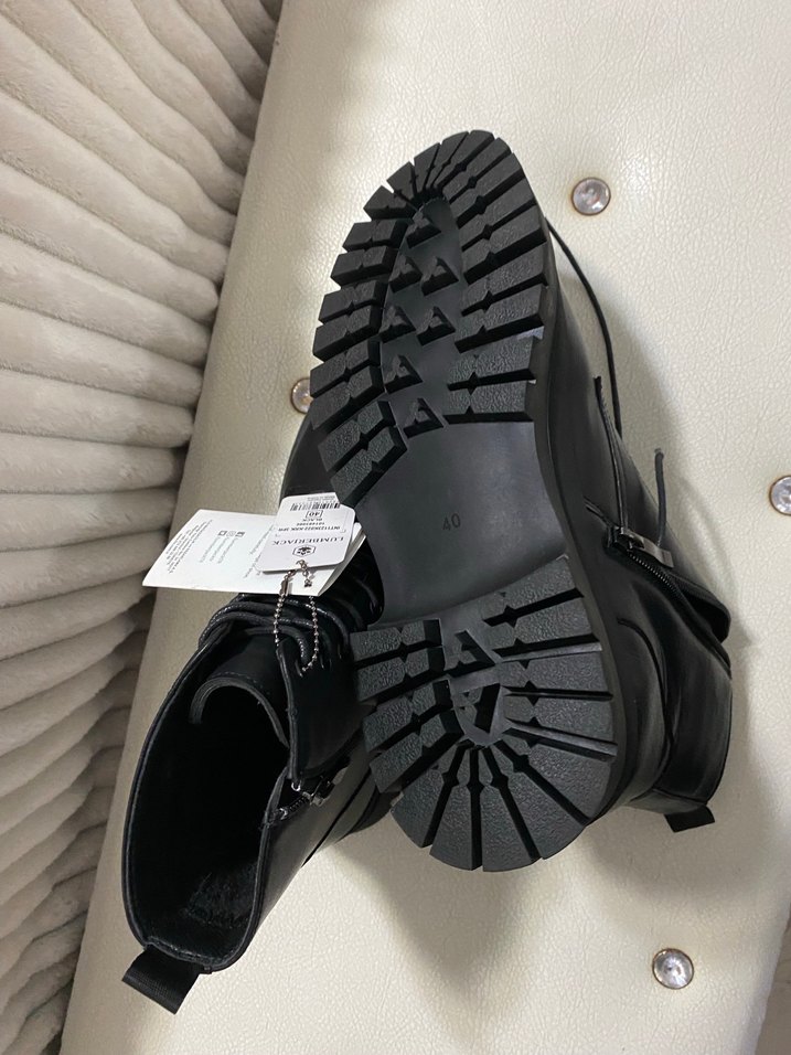 Siyah Bağcıklı Stiletto Topuklu Erkek bot - Görsel 4