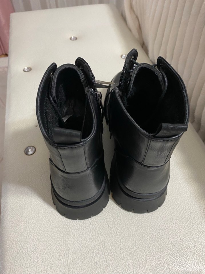 Siyah Bağcıklı Stiletto Topuklu Erkek bot - Görsel 3