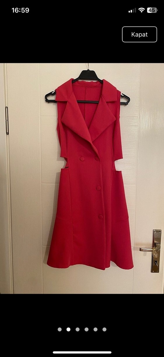 Pembe Mini Elbise - Görsel 2