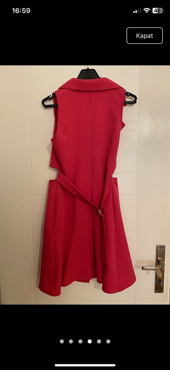 Pembe Mini Elbise - Görsel 3