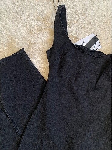 Pull and Bear Kot midi elbise