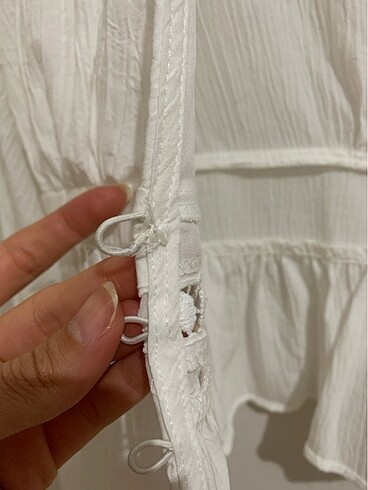 xs Beden beyaz Renk Zara bluz