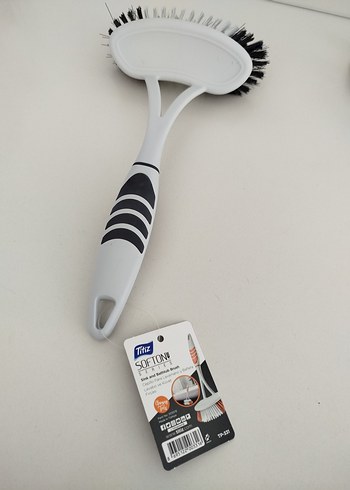 Titiz Gri Beyaz Plastik Bulaşık Fırçası - Görsel 2