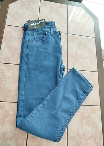 Erkek Mavi Regular Fit Kot Pantolon - Görsel 4