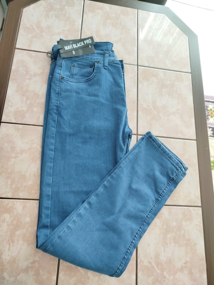 Erkek Mavi Regular Fit Kot Pantolon - Görsel 4