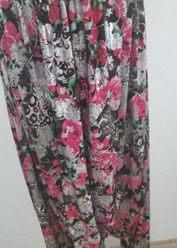 Bohem Çok Renkli Bağlama Desenli Kadın şalvar - Görsel 5