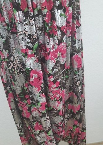 Bohem Çok Renkli Bağlama Desenli Kadın şalvar - Görsel 6