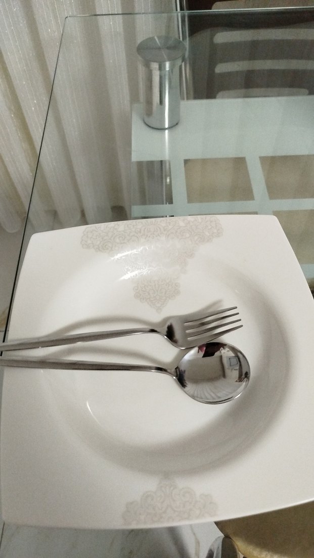 Gümüş rengi Çatal Kaşık Seti - Görsel 2