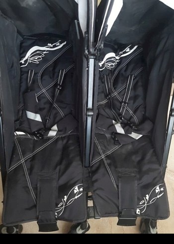 Siyah ikizi Bebek Arabası - Görsel 9