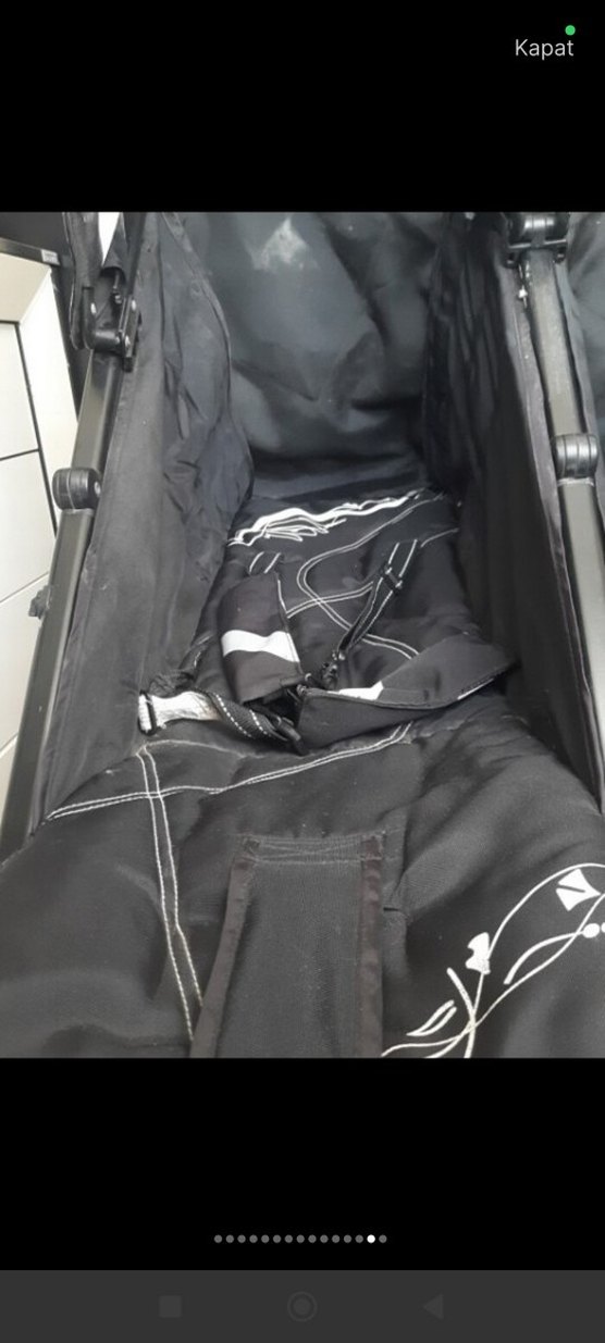 Siyah ikizi Bebek Arabası - Görsel 4