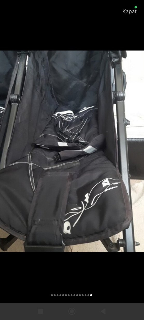 Siyah ikizi Bebek Arabası - Görsel 3