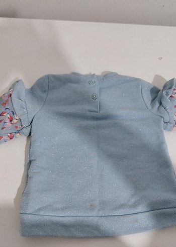 Kız Çocuk Mavi Sweatshirt - Görsel 8