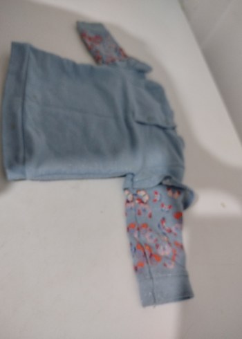 Kız Çocuk Mavi Sweatshirt - Görsel 7