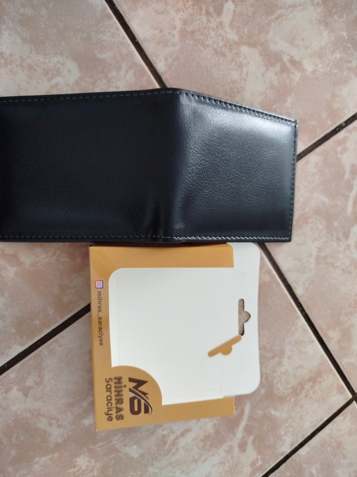 Lacivert Siyah Erkek Biker Cüzdan - Görsel 4