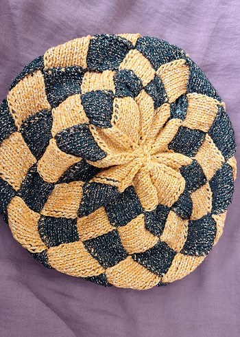 Parlak Çok Renkli Örgü Kadın Bere - Görsel 2