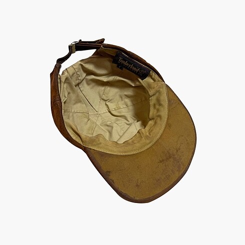 90s Timberland Suet Deri Sapka - Görsel 3