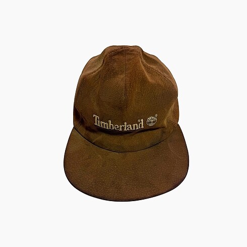 90s Timberland Suet Deri Sapka - Görsel 2